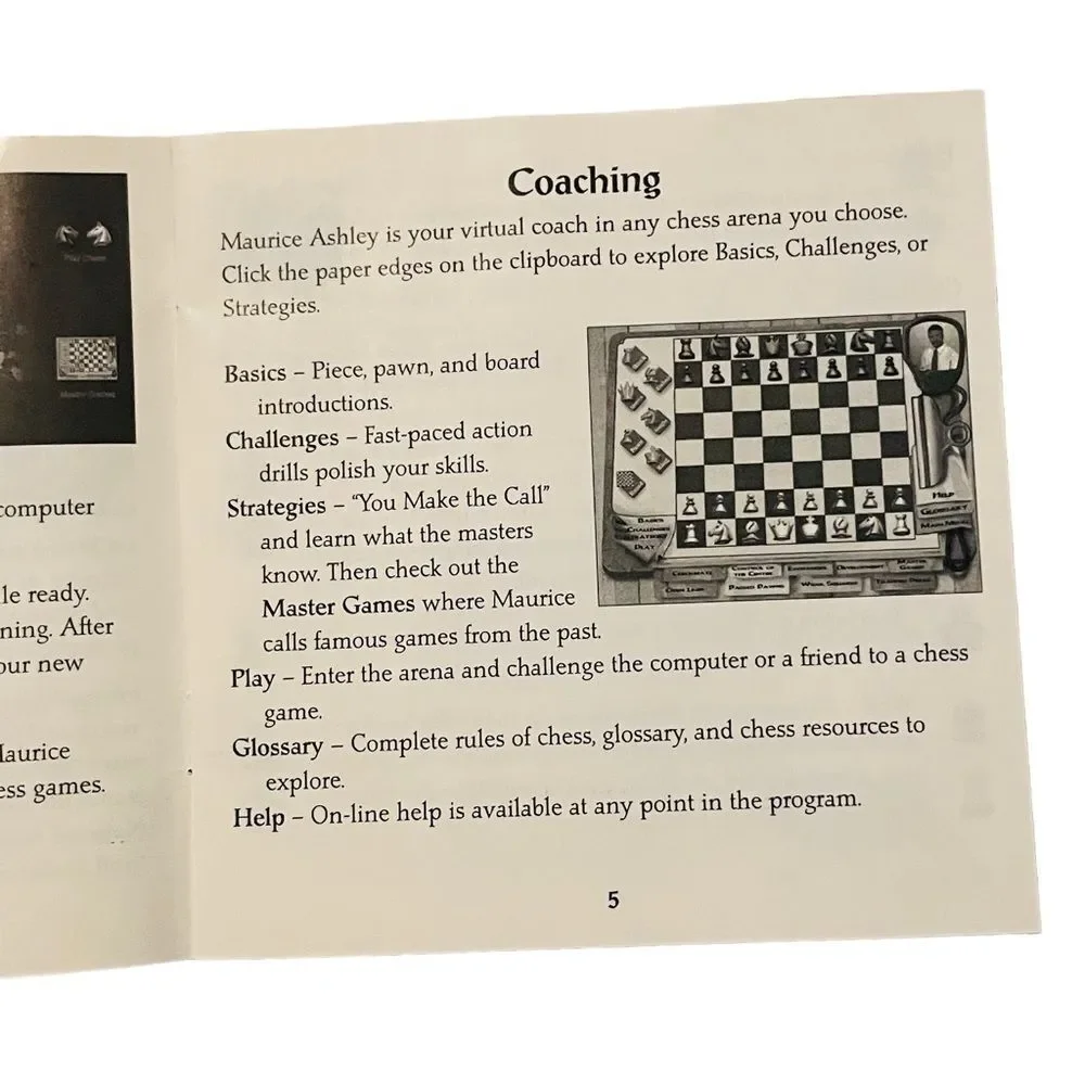 10/$25🦋 Maurice Ashley Teaches Chess for Beginning & Intermediate Players CD-ROM